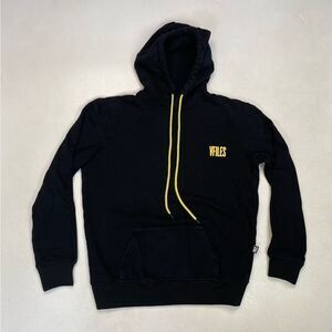 Vfiles Logo Graphic Pullover Hoodie Women XS Black